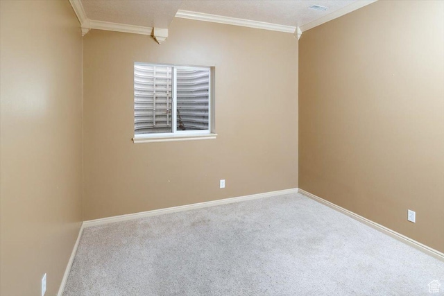 232 Bugle Way, Providence, UT 84332 - carpeted spare room with baseboards and crown molding