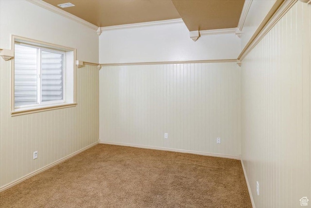 232 Bugle Way, Providence, UT 84332 - carpeted empty room with ornamental molding