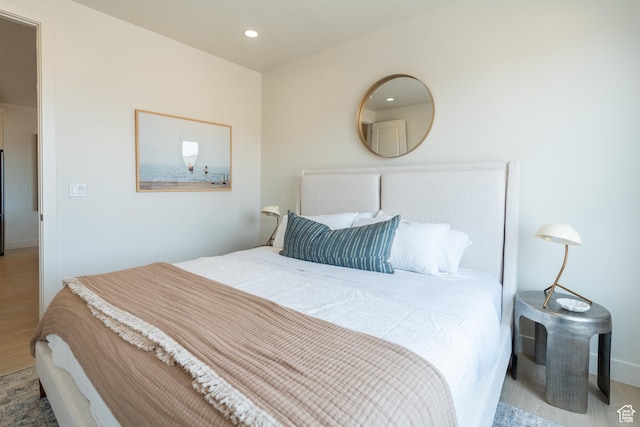 5394 S Aquamarine Ln, St George, UT 84790 - bedroom featuring wood-type flooring