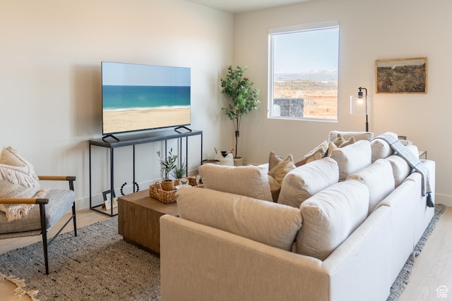 5394 S Aquamarine Ln, St George, UT 84790 - living room with light hardwood / wood-style flooring