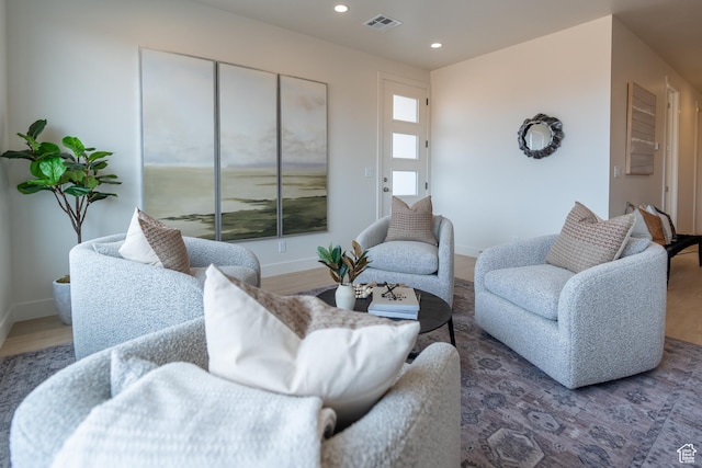 5394 S Aquamarine Ln, St George, UT 84790 - living room featuring dark hardwood / wood-style flooring