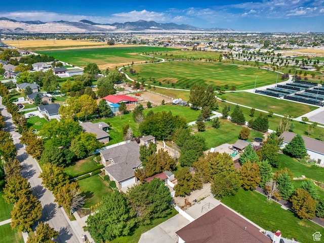 2768 W Country Classic Dr, Bluffdale, UT 84065 - aerial view with a mountain view and a residential view