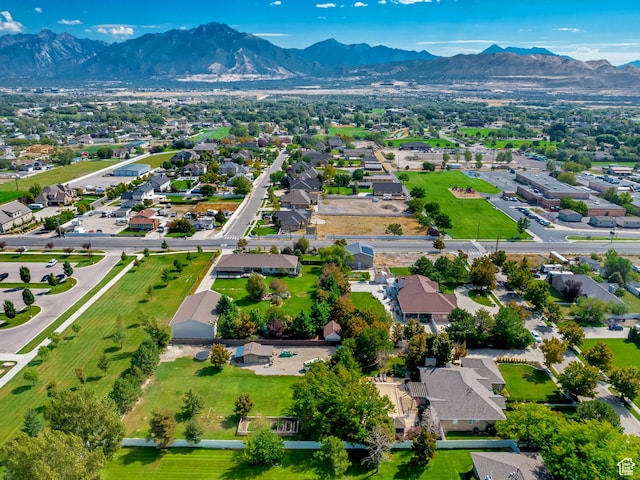 2768 W Country Classic Dr, Bluffdale, UT 84065 - aerial view featuring a mountain view and a residential view