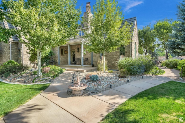 2218 W 2575 N, Cedar City, UT 84721 - view of front of house featuring a porch and a front lawn