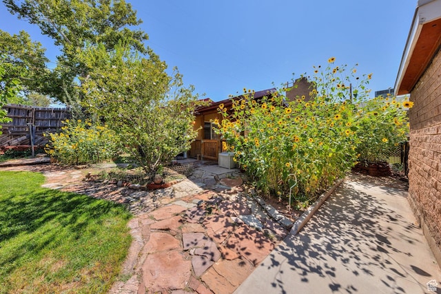 343 S Tusher St, Moab, UT 84532 - view of yard with fence and a patio