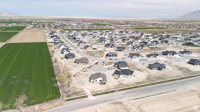 678 S Todd Ct, Grantsville, UT 84029 - birds eye view of property with a mountain view and a residential view