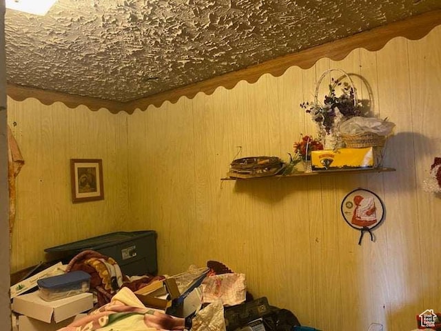215 W 200 S, Duchesne, UT 84021 - unfurnished bedroom with wood walls
