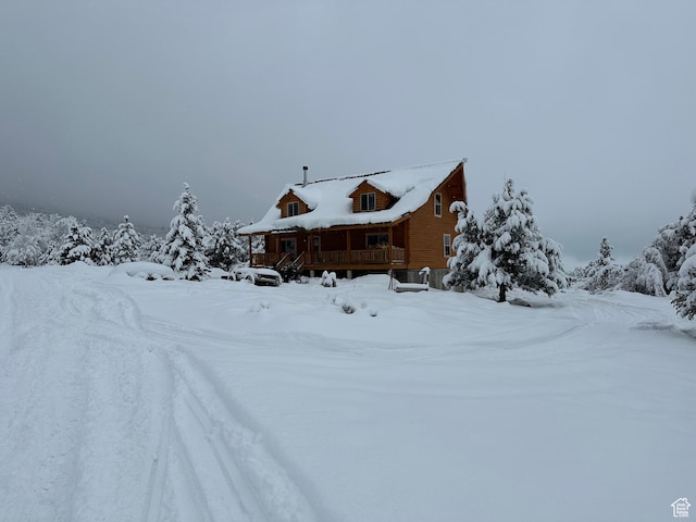 14775 N 12565 E 66&67, Mount Pleasant, UT 84647 - snow covered property with a deck