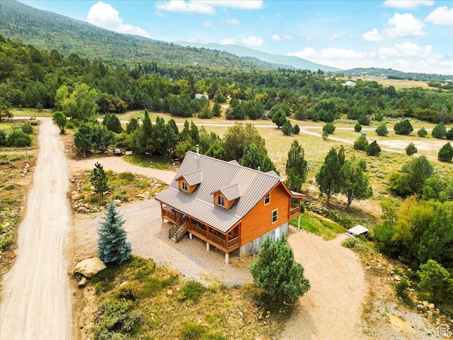 14775 N 12565 E 66&67, Mount Pleasant, UT 84647 - birds eye view of property featuring a mountain view and a forest view