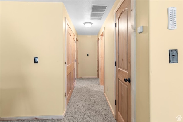 14775 N 12565 E 66&67, Mount Pleasant, UT 84647 - hall with visible vents, light carpet, and baseboards