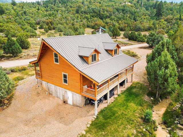 14775 N 12565 E 66&67, Mount Pleasant, UT 84647 - bird's eye view with a wooded view