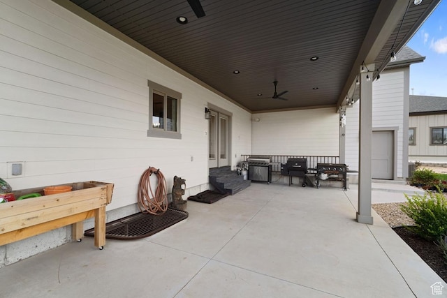 1806 S Summit Haven Dr Unit 1, Francis, UT 84036 - view of patio / terrace featuring a ceiling fan