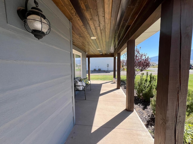 472 W 2300 S Unit 18, Richfield, UT 84701 - view of patio featuring covered porch