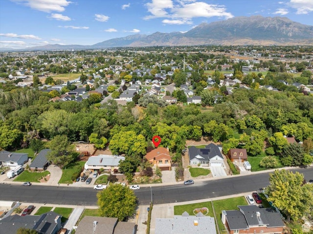 2328 W 300 N, Provo, UT 84601 - birds eye view of property with a residential view and a mountain view