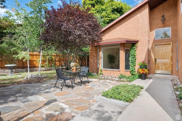 2328 W 300 N, Provo, UT 84601 - view of patio featuring outdoor dining area and fence