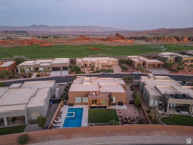 3318 S Red Rock Way, Hurricane, UT 84737 - drone / aerial view with a mountain view