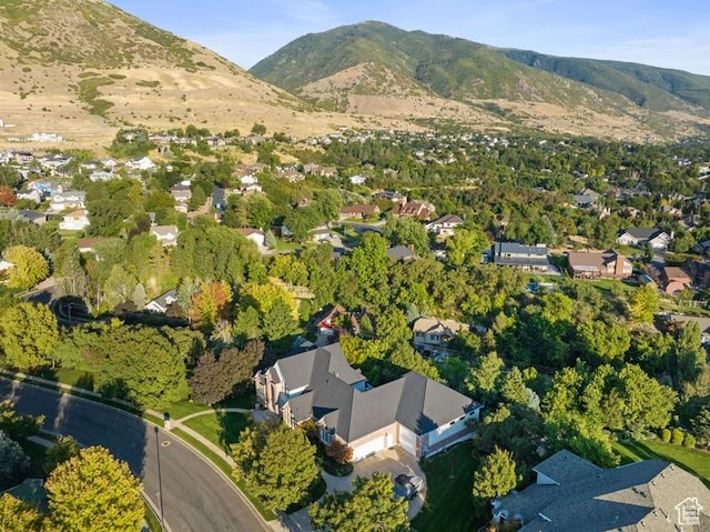 643 W Ridgewood Cir, Farmington, UT 84025 - birds eye view of property featuring a mountain view