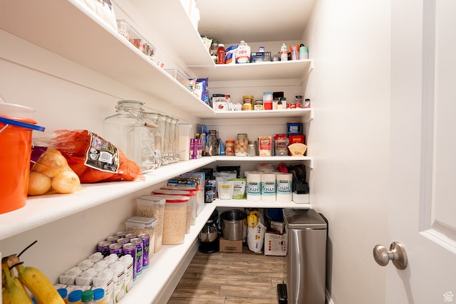 view of pantry