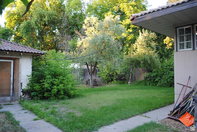 619 E 400 N, Logan, UT 84321 - view of yard featuring fence