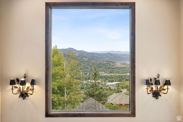 3608 Sun Ridge Dr, Park City, UT 84060 - interior details featuring a mountain view