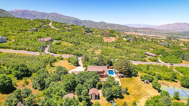 410 S Woodland Hills Dr, Woodland Hills, UT 84653 - bird's eye view with a mountain view