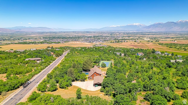 410 S Woodland Hills Dr, Woodland Hills, UT 84653 - birds eye view of property with a mountain view