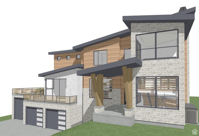 672 Skyview Cir N, Salt Lake, UT 84054 - exterior space featuring a balcony
