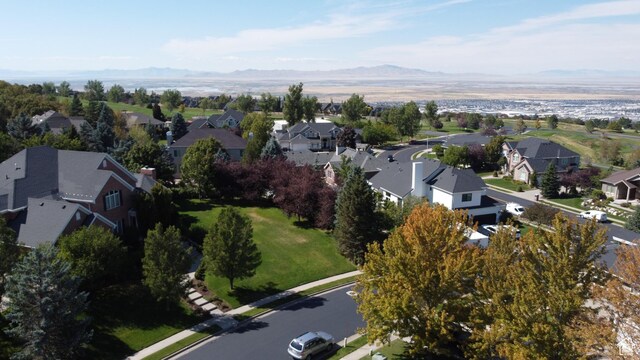 672 Skyview Cir N, Salt Lake, UT 84054 - aerial view featuring a mountain view