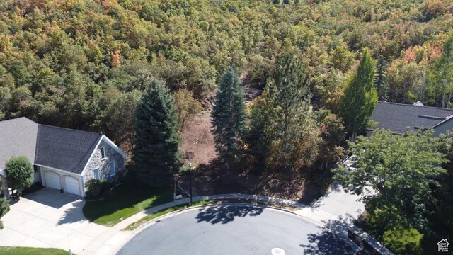 672 Skyview Cir N, Salt Lake, UT 84054 - birds eye view of property