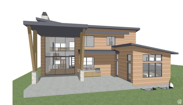 672 Skyview Cir N, Salt Lake, UT 84054 - exterior space featuring a patio area