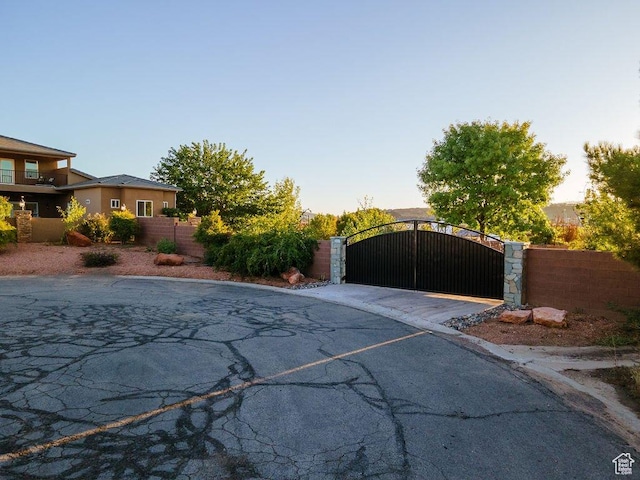 exterior space with fence