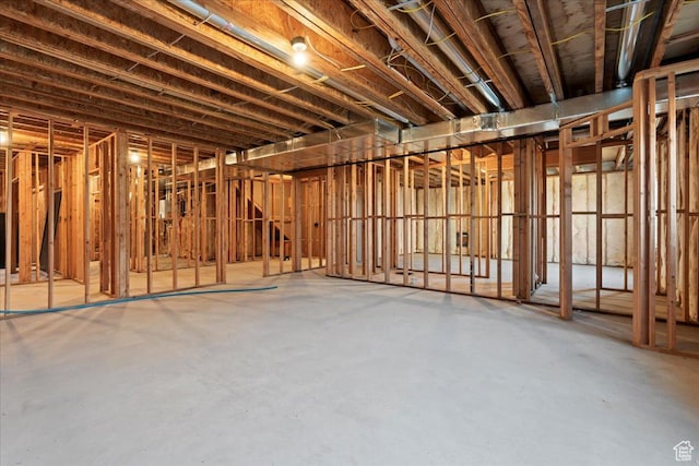 misc room featuring concrete floors