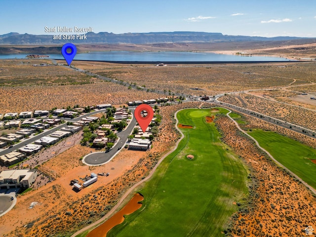 4985 W Boulder Vw, Hurricane, UT 84737 - aerial view with a water and mountain view