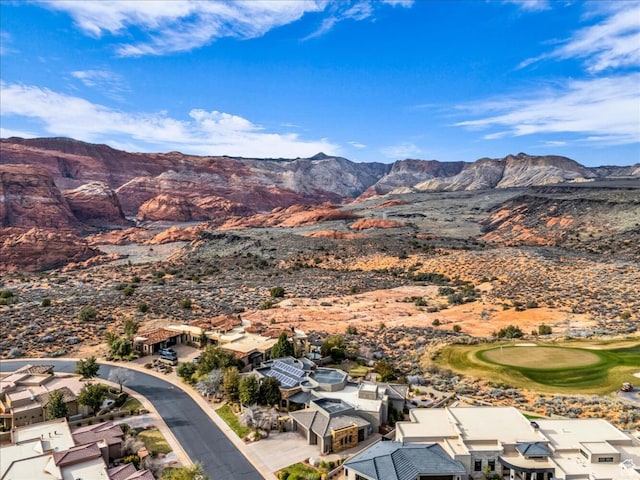 2196 W Long Sky Dr, St George, UT 84770 - property view of mountains featuring view of golf course and a residential view