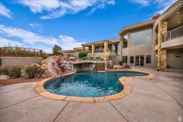 2196 W Long Sky Dr, St George, UT 84770 - outdoor pool with a patio area