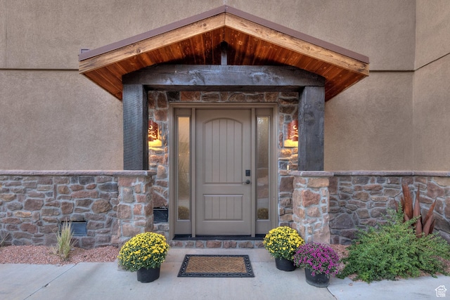 1261 N Main Rubicon Trl Unit M-14, Moab, UT 84532 - entrance to property featuring stucco siding and stone siding