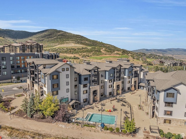 2669 Canyons Resort Dr Unit 206Abc, Park City, UT 84098 - bird's eye view with a residential view and a mountain view