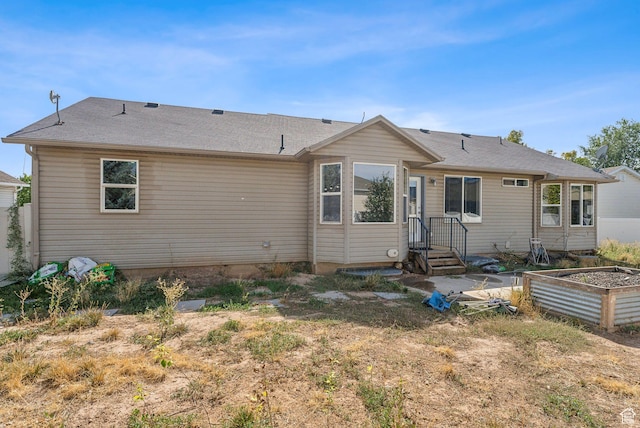 view of back of property