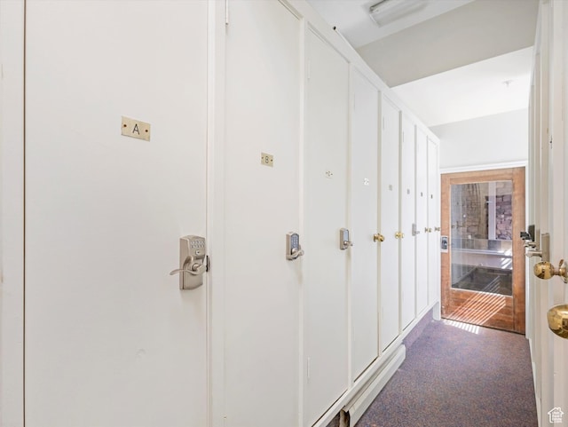 424 Park Ave Unit D, Park City, UT 84060 - corridor featuring carpet flooring