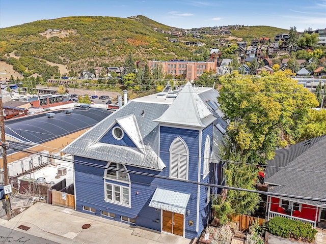 424 Park Ave Unit D, Park City, UT 84060 - drone / aerial view of mountains
