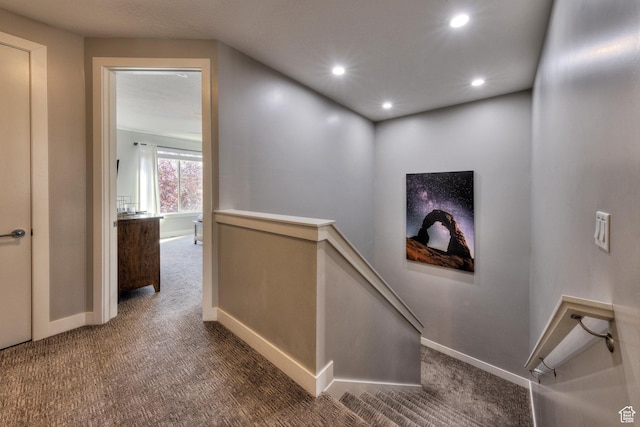 420 N 600 W, Moab, UT 84532 - staircase with carpet floors, recessed lighting, and baseboards