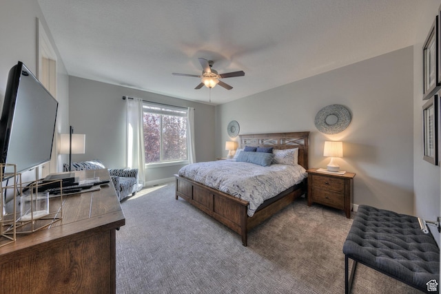 420 N 600 W, Moab, UT 84532 - carpeted bedroom with ceiling fan and baseboards