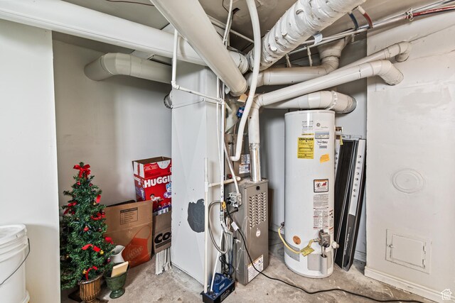 utilities featuring water heater