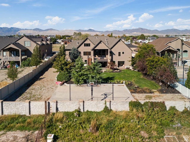 10575 S Alexander Park Ln, South Jordan, UT 84095 - exterior space featuring a residential view and a mountain view
