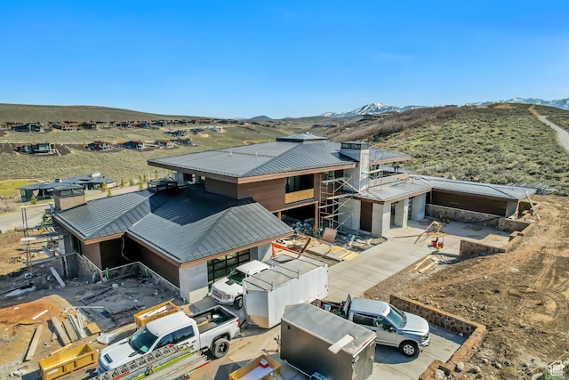 7165 Painted Valley Pass Unit 54, Park City, UT 84098 - birds eye view of property featuring a mountain view