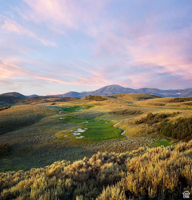 7165 Painted Valley Pass Unit 54, Park City, UT 84098 - mountain view featuring view of golf course
