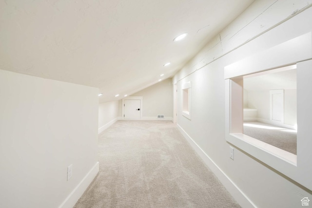 715 E 1700 N, Mapleton, UT 84664 - bonus room featuring carpet, vaulted ceiling, recessed lighting, and baseboards
