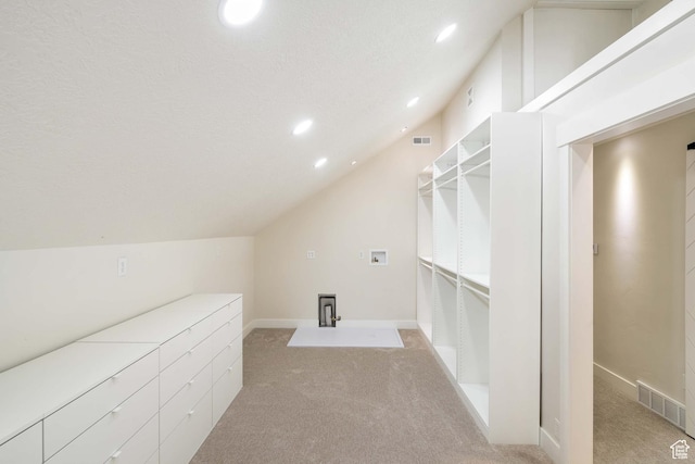 715 E 1700 N, Mapleton, UT 84664 - spacious closet featuring light colored carpet and vaulted ceiling