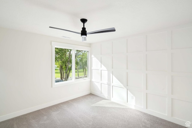 715 E 1700 N, Mapleton, UT 84664 - empty room with ceiling fan, carpet floors, and baseboards