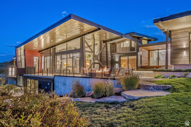 27 Normans Way, Park City, UT 84060 - back of property with a lawn